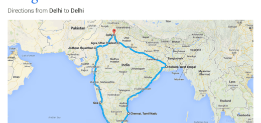 Prima propunere de traseu India